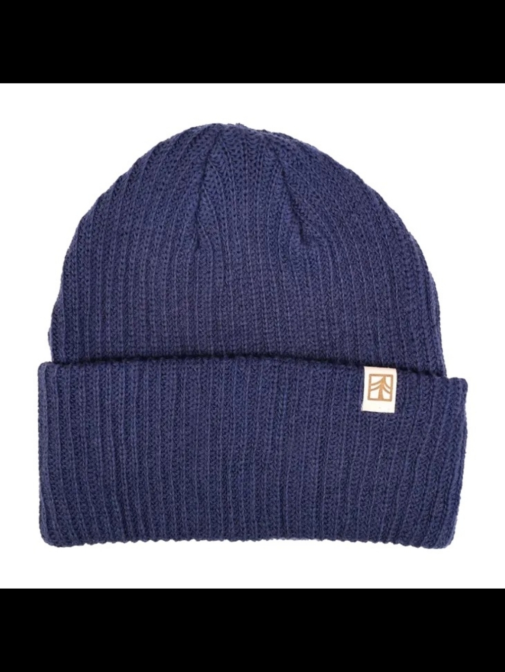 Rustek 100% Organic Cotton Beanie Cap - Navy